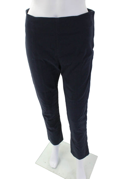 M.M. Lafleur Women Ankle Cropped Dress Pants Dark Blue Size 6