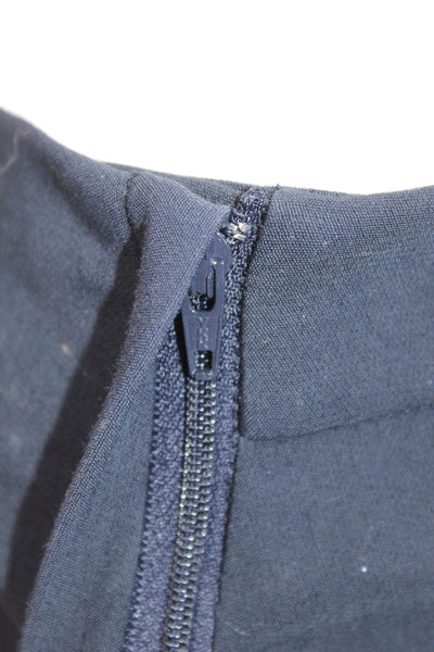 M.M. Lafleur Women Ankle Cropped Dress Pants Dark Blue Size 6