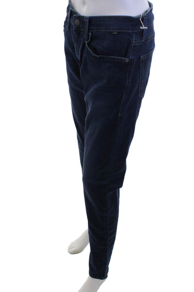 Mavi Jeans Mens Skinny Dark Blue High Rise Jeans Button Fly Size 30