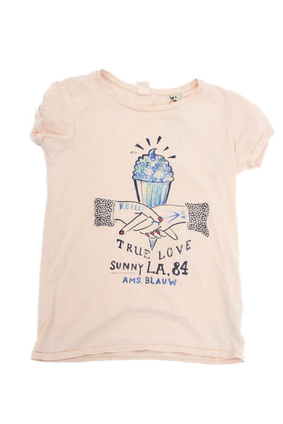 Scotch R'Belle Girls Cotton Short Sleeve T-Shirt Top Pink Size 12