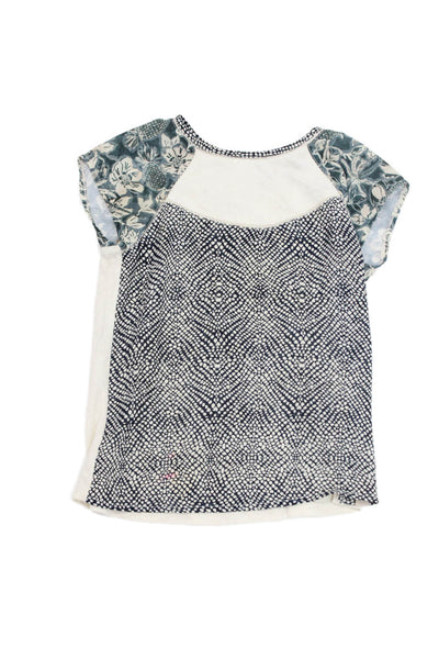 Scotch R'Belle Girls Spotted Short Sleeve T-Shirt Top Beige Size 8