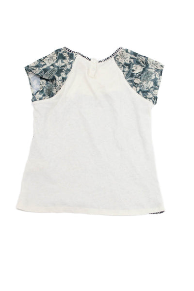 Scotch R'Belle Girls Spotted Short Sleeve T-Shirt Top Beige Size 8