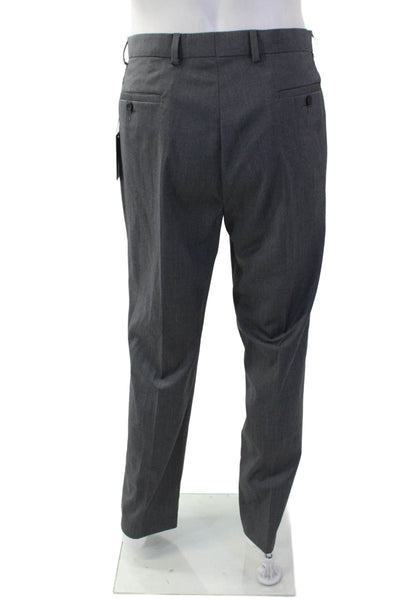 Michael Kors Men Dark Gray Dress Pants Polyester Rayon Spandex Size 34