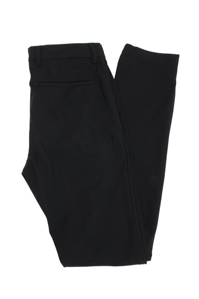 Theory Men Dress Pants Black Button Polyamide/Elastane Size 28
