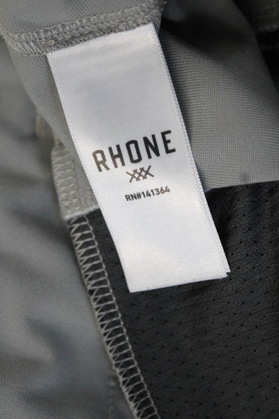 Rhone Mens Gray Cropped Ankle Pants Polyester Button Fly Size 32