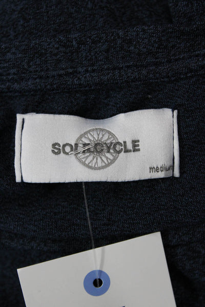 Soul Cycle Women Dark Blue Sports Sleeveless Tank Size M