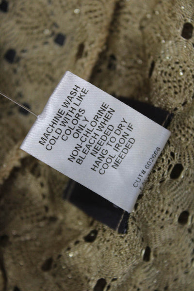 Elif For Jordan Taylor Women Wrap Mini Skirt Beige Size One Size
