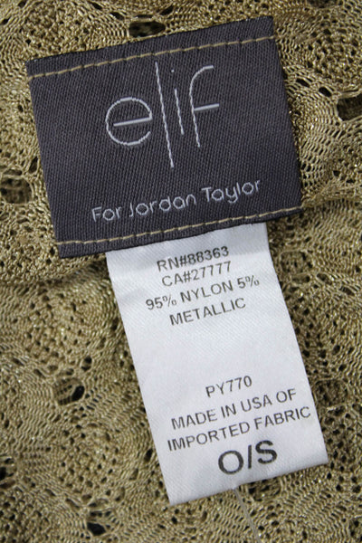 Elif For Jordan Taylor Women Wrap Mini Skirt Beige Size One Size
