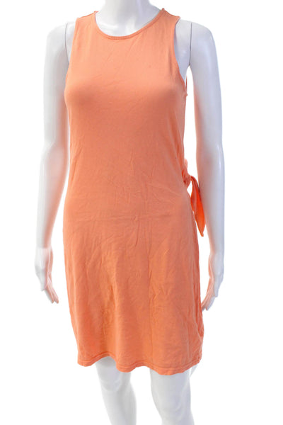 Rails Womens Tank Sundress Orange 100% Cotton Sleeveless Tie Mini Size S