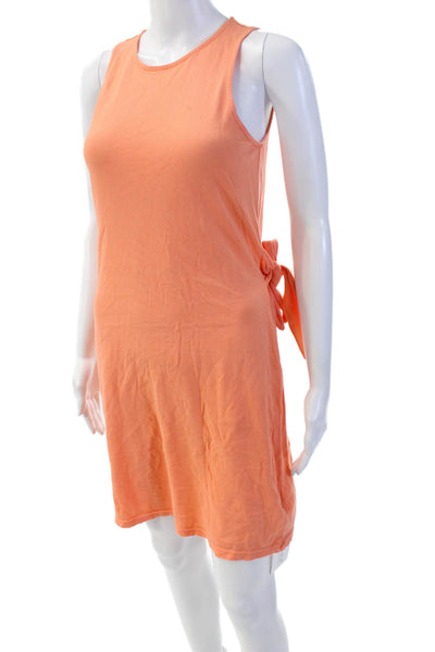 Rails Womens Tank Sundress Orange 100% Cotton Sleeveless Tie Mini Size S