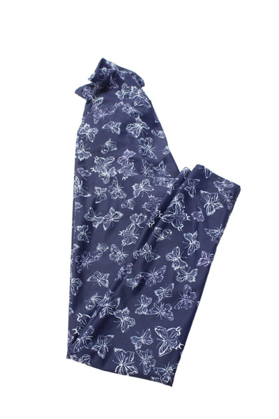 Beach Riot Women Dark Blue Butterfly Leggings Size XS
