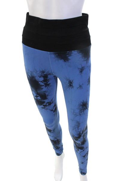 Soul Cycle Women Black Skull Ankle Leggings Polyester Size M