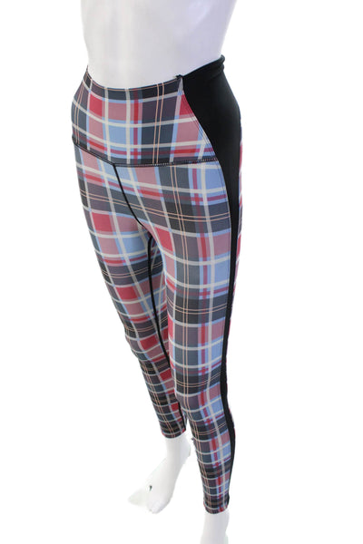 Splits59 Women Ankle Jeggings Plaid Black Size XS
