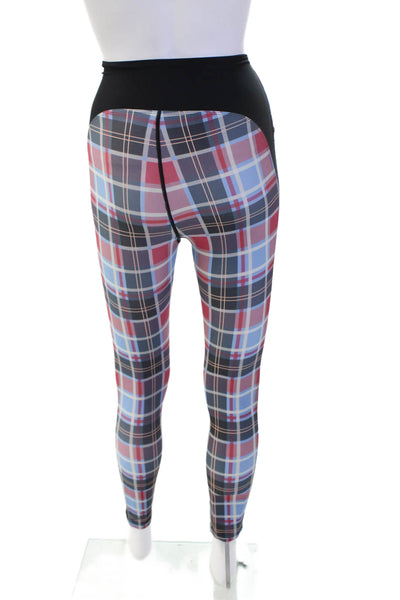 Splits59 Women Ankle Jeggings Plaid Black Size XS