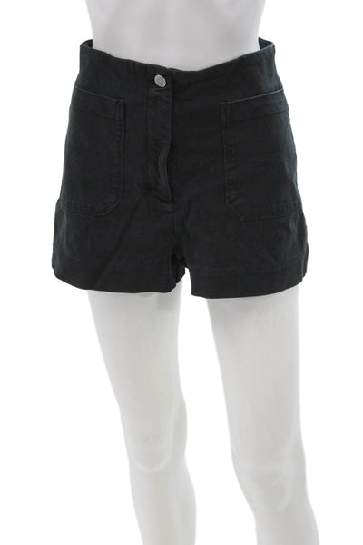 Wilfred Free Unisex Black Button Shorts Size 4