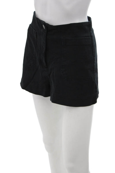 Wilfred Free Unisex Black Button Shorts Size 4