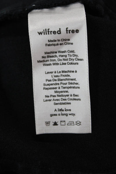 Wilfred Free Unisex Black Button Shorts Size 4