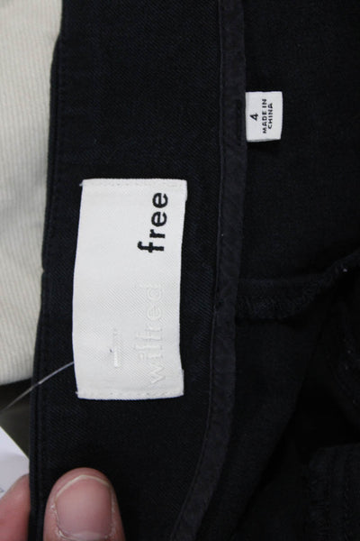 Wilfred Free Unisex Black Button Shorts Size 4