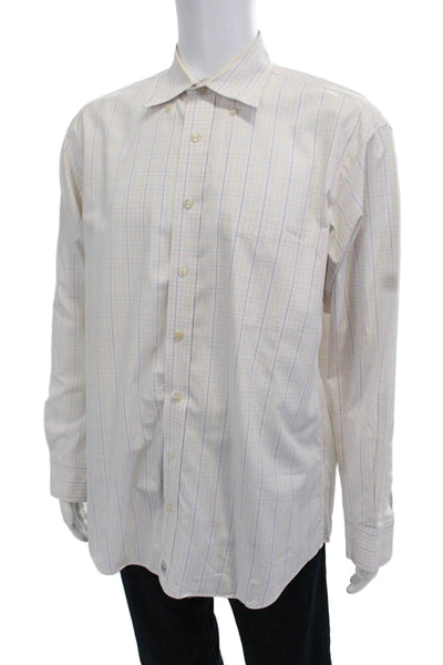Vineyard Vines Men's Long Sleeves Button Down Multicolor Plaid Shirt Size L