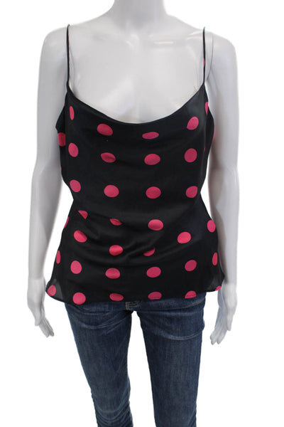Zara Womens Black Polka Dot Camisole Polyester Size M