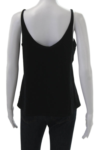 Zara Trafaluc Women Black Basic Camisole Sleeveless Round Neck Size M