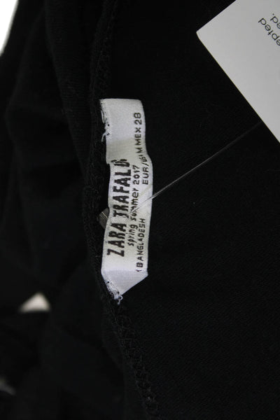 Zara Trafaluc Women Black Basic Camisole Sleeveless Round Neck Size M