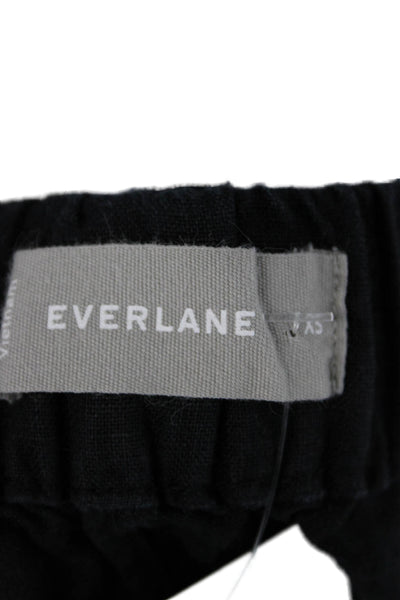 Everlane Unisex Black Shorts 100% Organic Cotton Size XS
