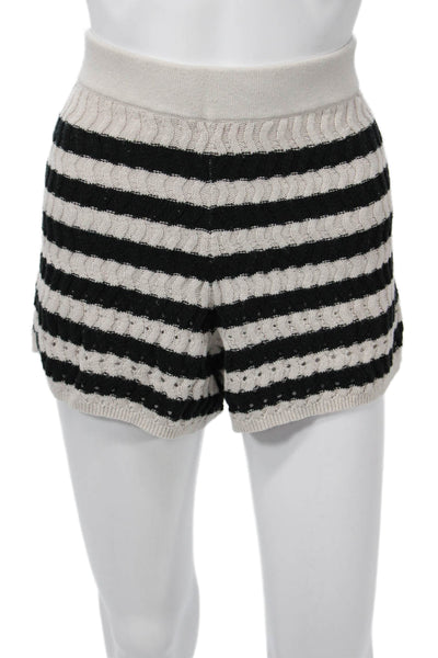 Everlane Unisex Classic Striped Beige Organic Cotton Shorts Size XS
