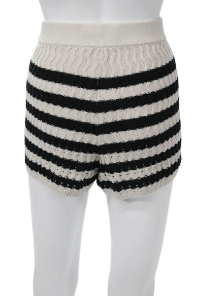 Everlane Unisex Classic Striped Beige Organic Cotton Shorts Size XS