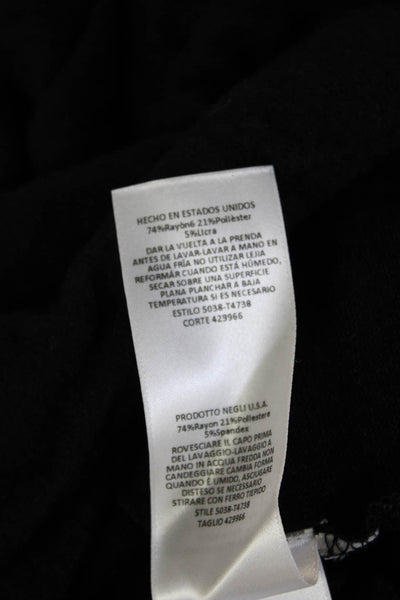 Soft Joie Unisex Pullover Sweater Black Round Neck Long Sleeve Size 2XS