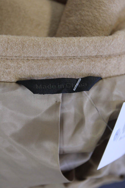 Andrew Fezza Men Beige Camelhair Blazer Button Big & Tall Size 50