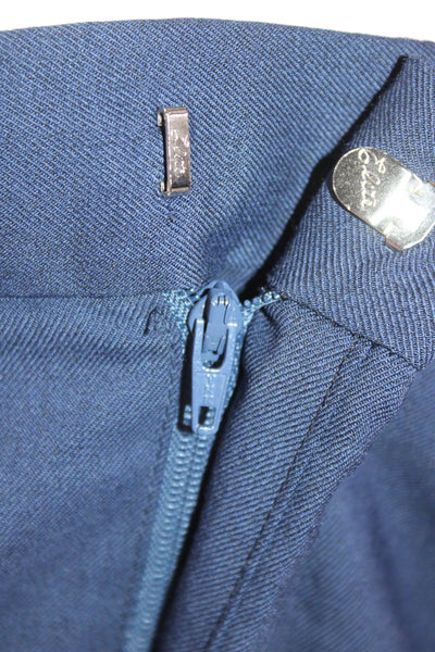 Joseph Abboud Mens Dress Pants Dark Blue Wool Classic Size 34