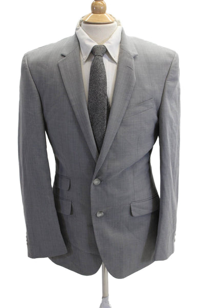 Kenneth Cole New York Men Gray Suit Jacket Size 40