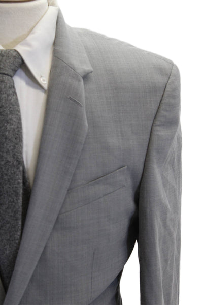 Kenneth Cole New York Men Gray Suit Jacket Size 40