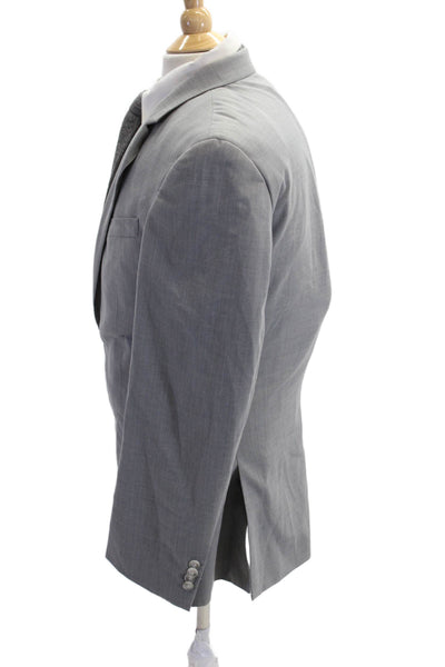 Kenneth Cole New York Men Gray Suit Jacket Size 40