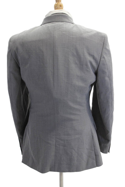 Kenneth Cole New York Men Gray Suit Jacket Size 40