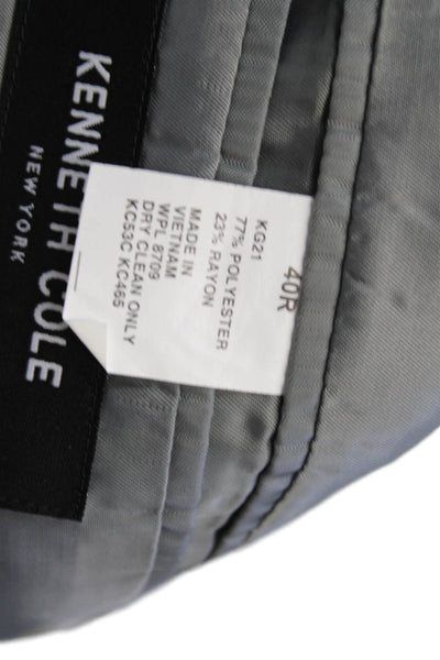 Kenneth Cole New York Men Gray Suit Jacket Size 40