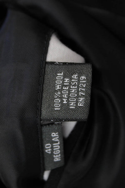 Botany Men Black 100% Wool Suit Jacket Size 40