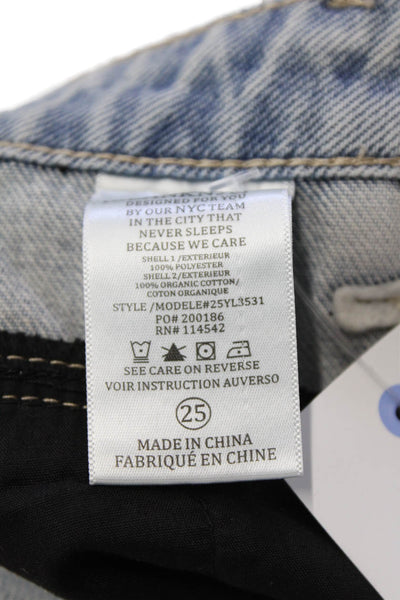 BLANKNYC Womens Black Cargo Jogger Pants Size 25