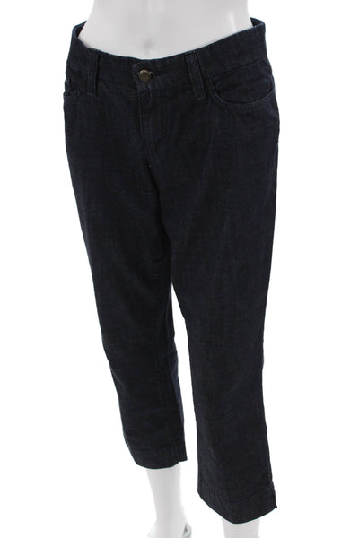 Joes Jeans, Womens Cropped Capri Pants Dark Blue Size 29