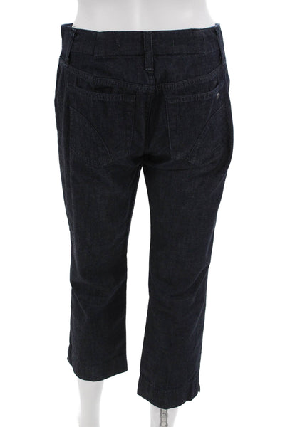 Joes Jeans, Womens Cropped Capri Pants Dark Blue Size 29