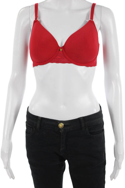 Natori Womens Balconette Under Wire Bra Red Size 32 DD