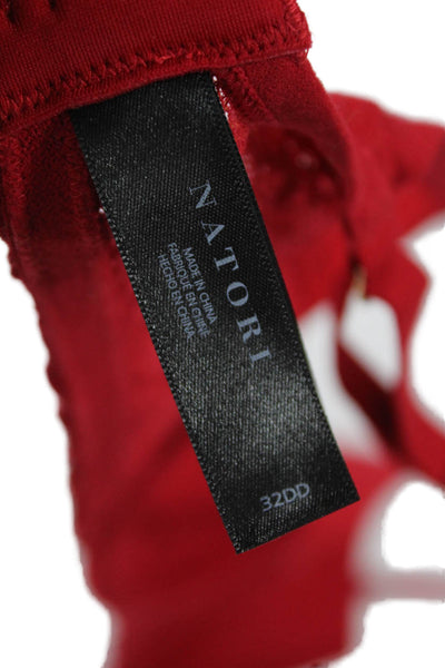 Natori Womens Balconette Under Wire Bra Red Size 32 DD