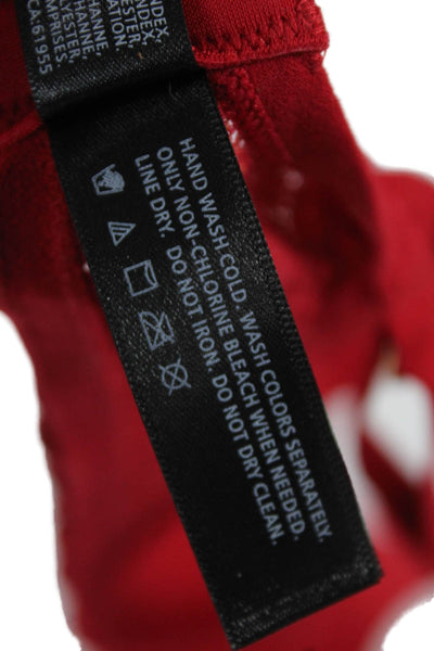 Natori Womens Balconette Under Wire Bra Red Size 32 DD
