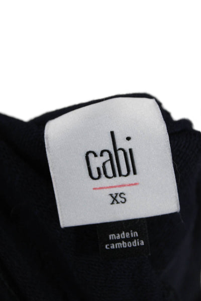 Cabi Women Jumpsuit Outfit Dark Blue Scoop Neck Sleeveless Size XS
