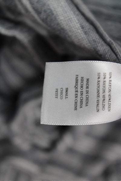 Rails Women Jumpsuit Gray Striped Sleeveless Round Neck Petite Size S