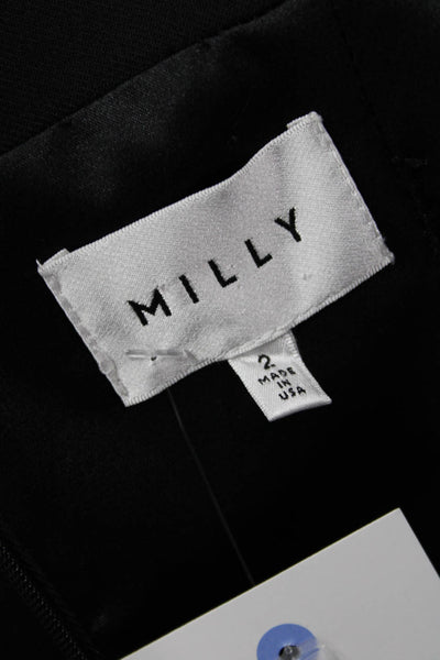 Milly Women Halter Sleeveless Jumpsuit Black Size 2