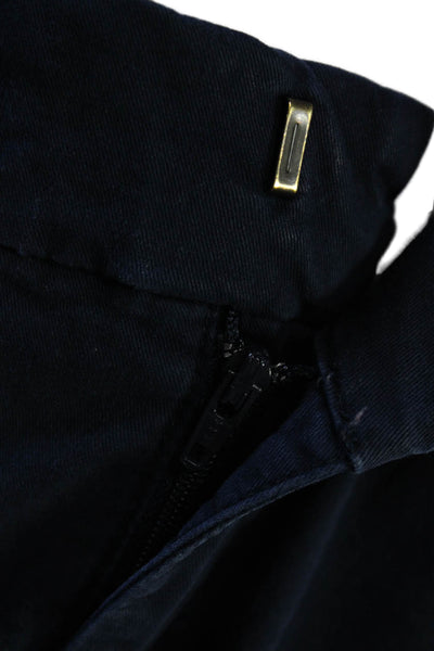J Crew Unisex Dark Blue Chino Shorts Beach Solid Cotton Size 6