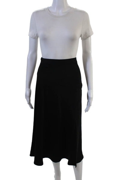 Banana Republic Womens A-Line Skirt Black Petite Size 8