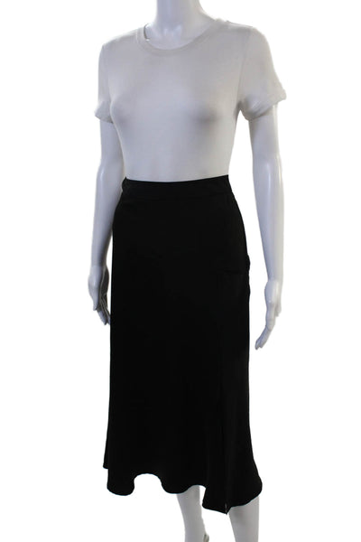 Banana Republic Womens A-Line Skirt Black Petite Size 8